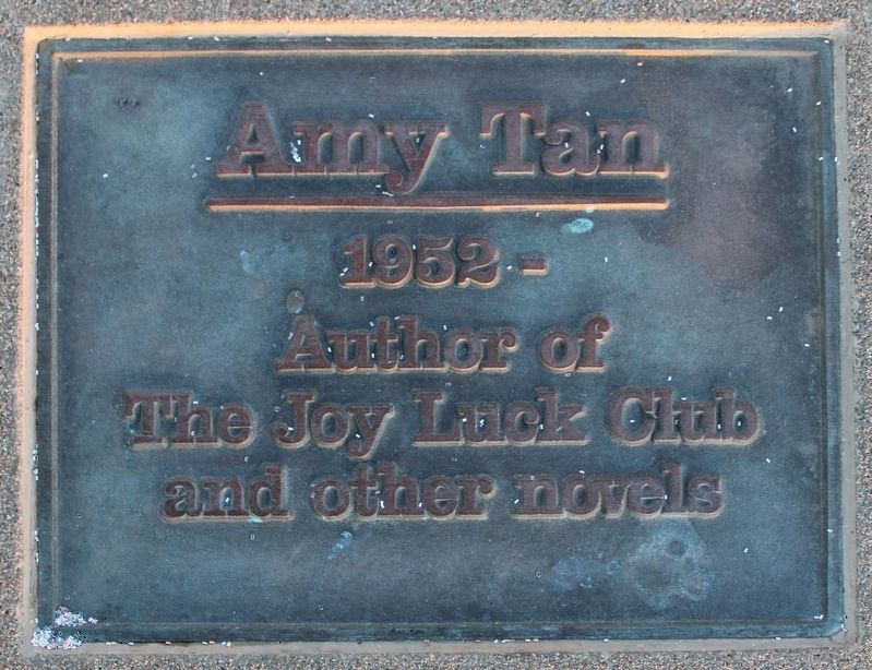 Amy Tan Marker image. Click for full size.