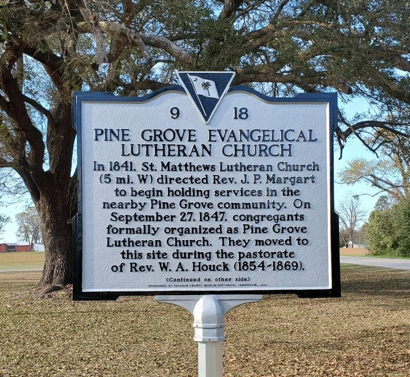 Pine Grove Evangelical Lutheran Church Marker image. Click for full size.