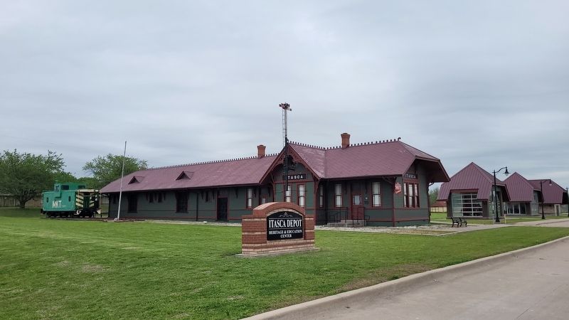 The view of the Itasca Railroad Depot from the street. Click for full size. The view of the Itasca Railroad Depot from the street image. Click for full size.