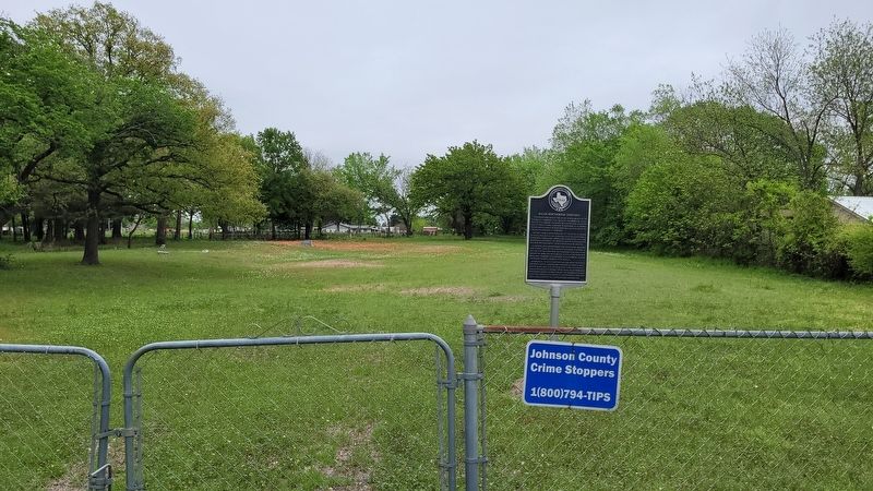 The front gate to the Balch-Senterwood Cemetery and Marker. Click for full size. The front gate to the Balch-Senterwood Cemetery and Marker image. Click for full size.
