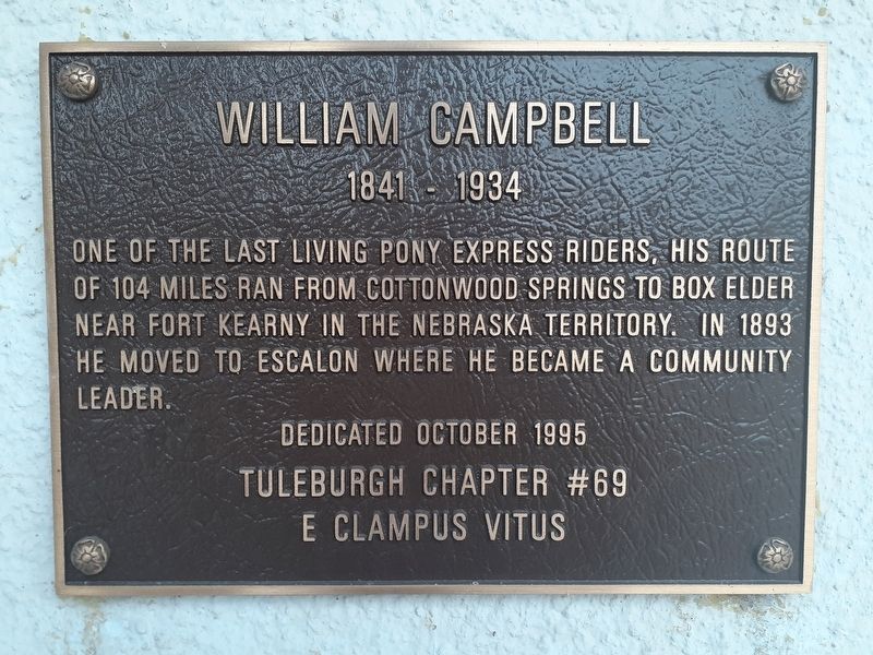 William Campbell Marker image. Click for full size.