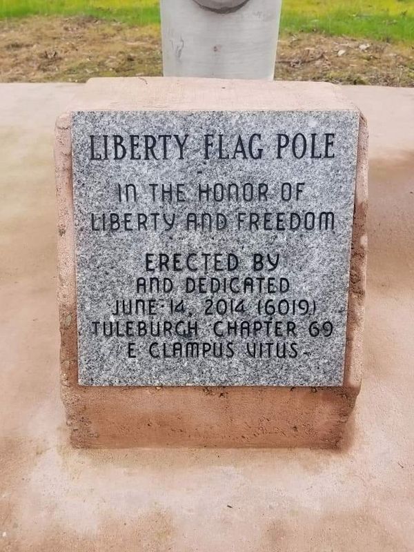 Liberty Flag Pole Marker image. Click for full size.