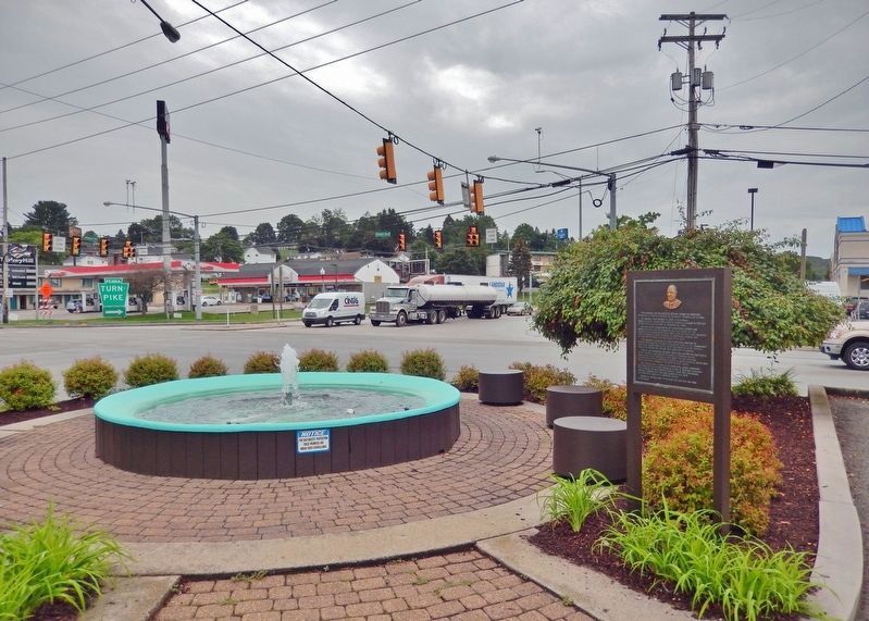 Robert A. Gilmour Marker & Fountain. Click for full size. Robert A. Gilmour Marker & Fountain image. Click for full size.