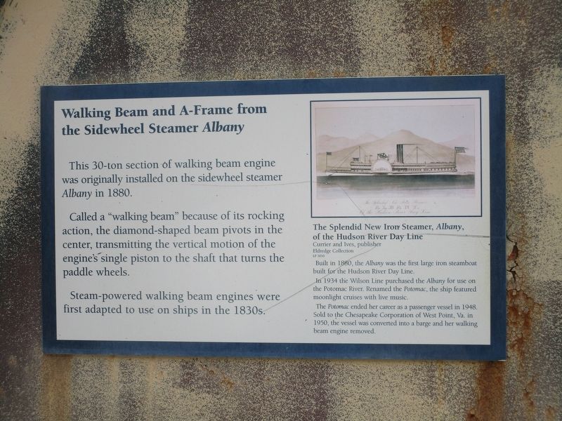 Walking Beam and A-Frame Marker. Click for full size. Walking Beam and A-Frame Marker image. Click for full size.