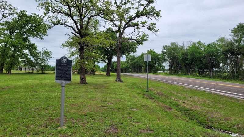 The Cobbs Creek Missionary Baptist Church Marker along the highway image. Click for full size.