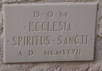 Church of the Holy Spirit Marker. Click for full size. Church of the Holy Spirit Marker image. Click for full size.