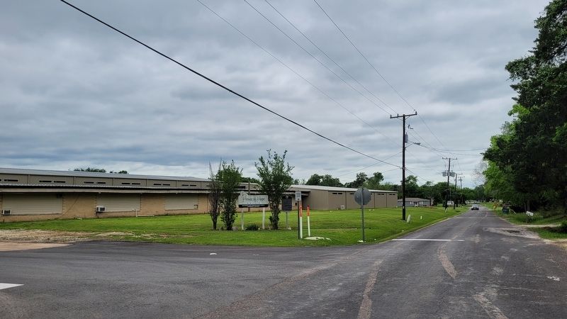 The view of the Marian Anderson High School Marker from the street. Click for full size. The view of the Marian Anderson High School Marker from the street image. Click for full size.