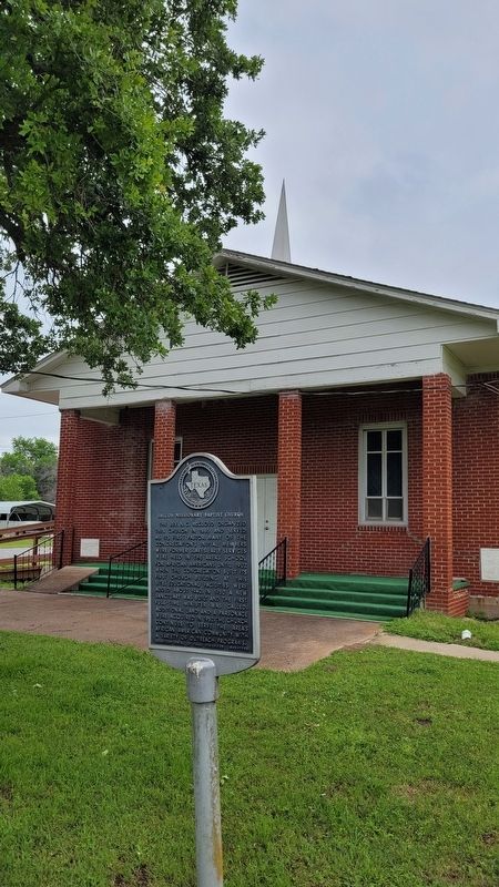 The Shiloh Missionary Baptist Church and Marker image. Click for full size.