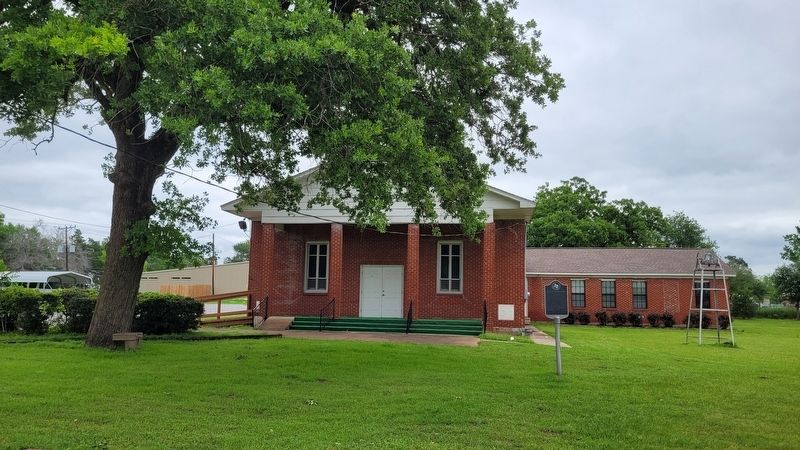 The view of the Shiloh Missionary Baptist Church and Marker from the street image. Click for full size.