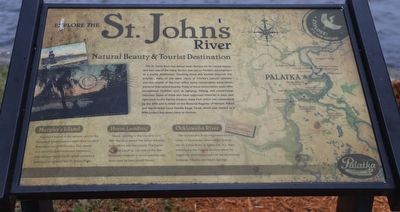 St. Johns River Marker image. Click for full size.