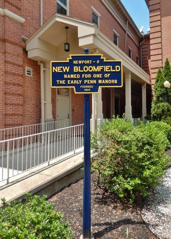 New Bloomfield Marker image. Click for full size.