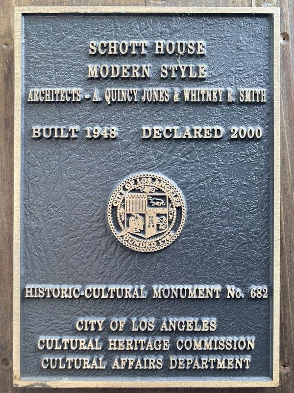Schott House Marker image. Click for full size.