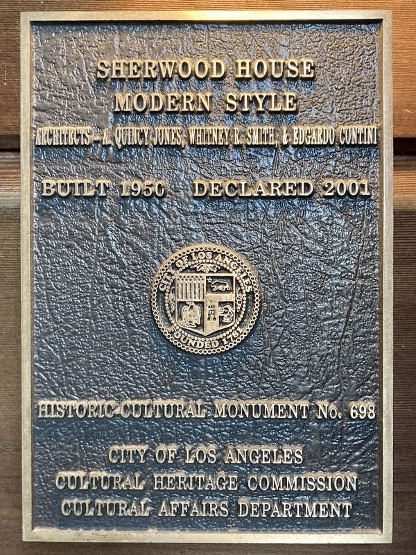 Sherwood House Marker image. Click for full size.