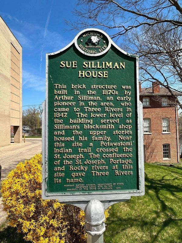 Sue Silliman House Marker image. Click for full size.