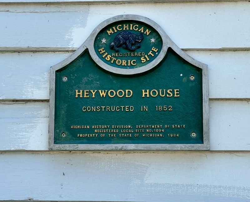 Heywood House Marker image. Click for full size.