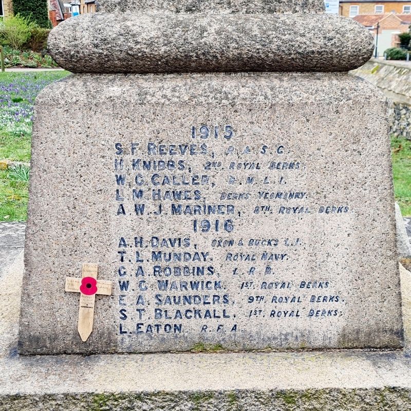 Twyford War Memorial. Click for full size. Twyford War Memorial image. Click for full size.