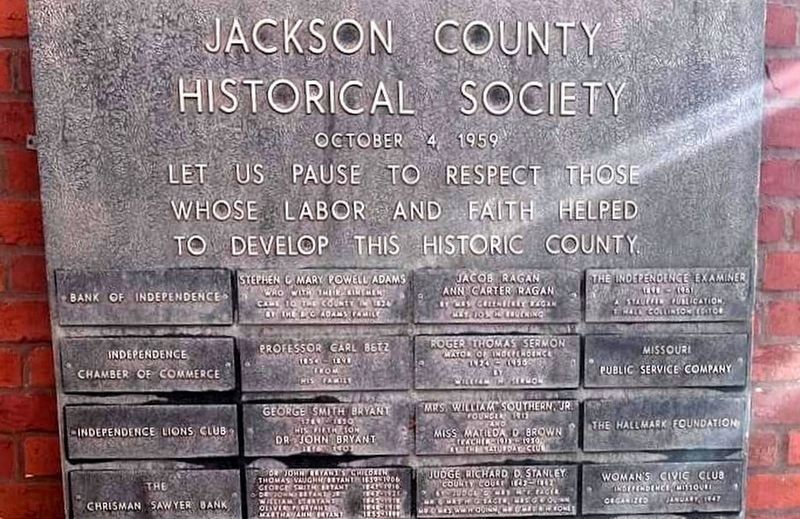 Jackson County Marshal's House and Jail Museum Marker image. Click for full size.