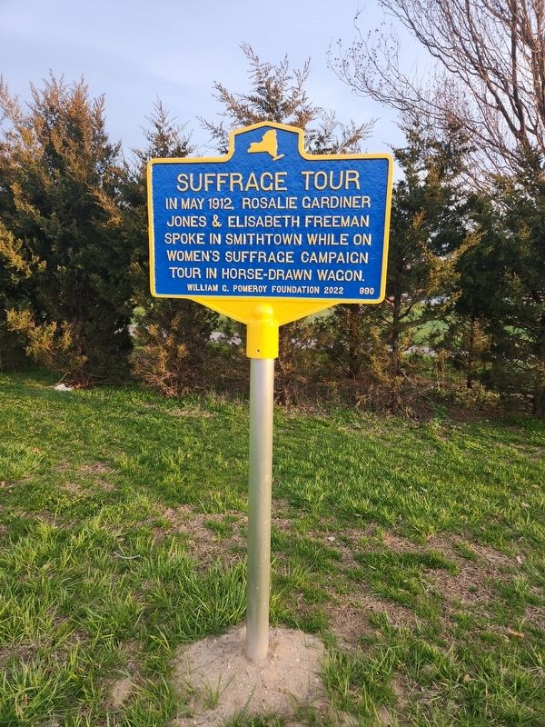 Suffrage Tour Marker image. Click for full size.
