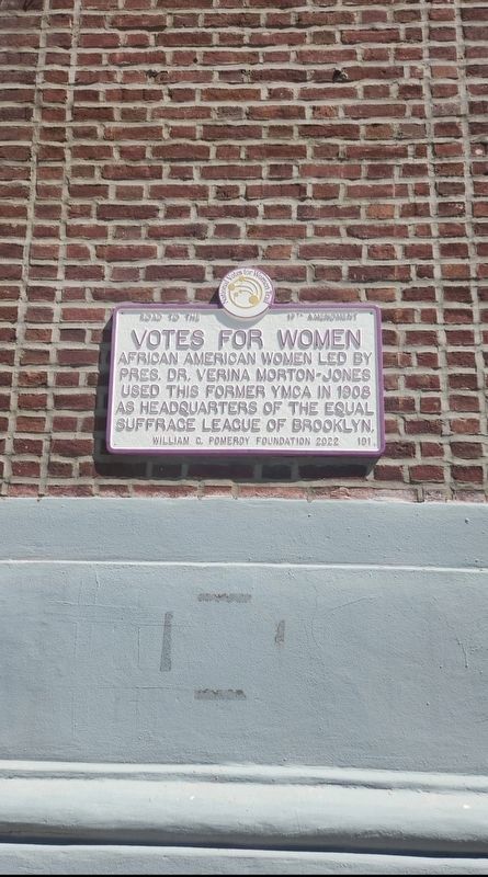 Votes For Women Marker. Click for full size. Votes For Women Marker image. Click for full size.