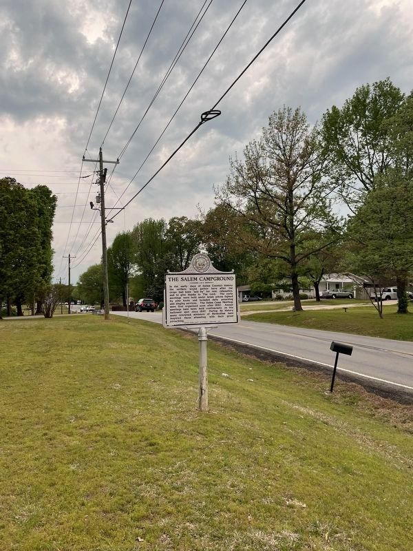 The Salem Campground Marker image. Click for full size.
