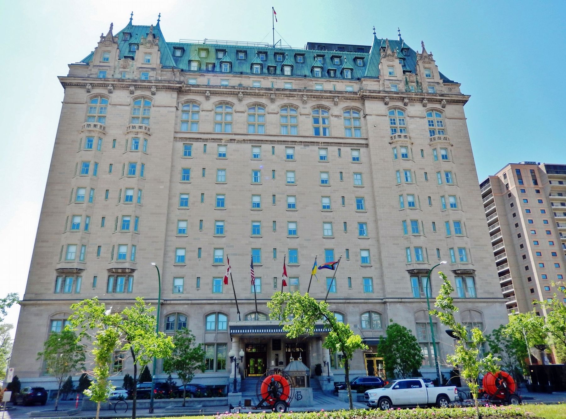 The Fort Garry (<i>north/front elevation</i>). Click for full size. The Fort Garry (<i>north/front elevation</i>) image. Click for full size.