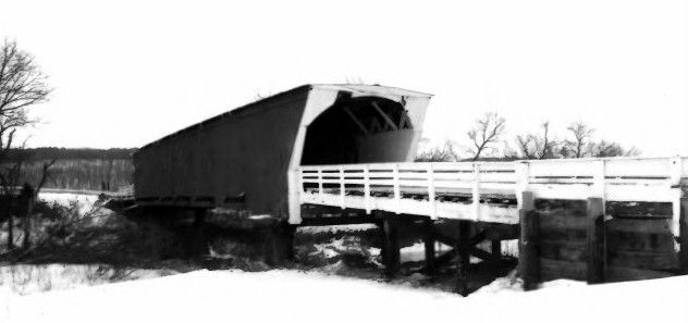 Hogback Covered Bridge. Click for more information. Hogback Covered Bridge image. Click for more information.