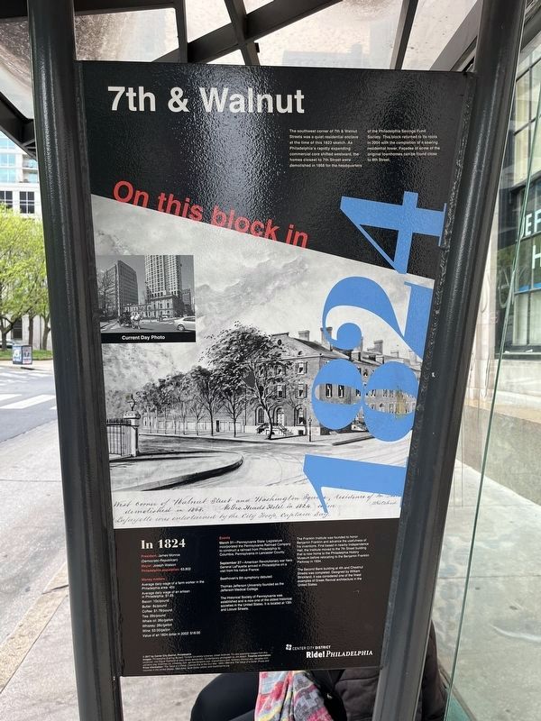 7th & Walnut Marker image. Click for full size.