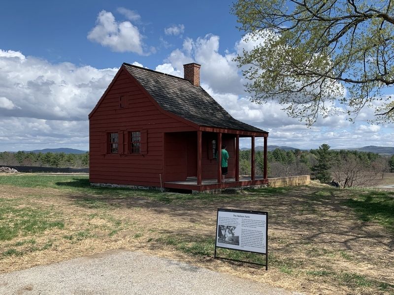 The Neilson Farmhouse And Marker image. Click for full size.
