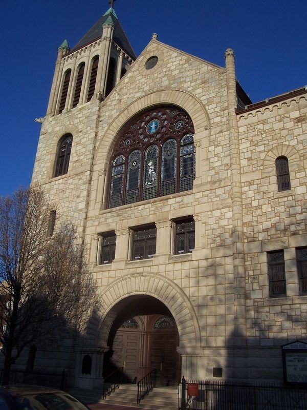 Main entrance to Mother Bethel. image. Click for full size.
