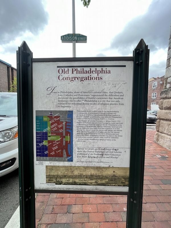Mother Bethel Marker [Reverse] image. Click for full size.