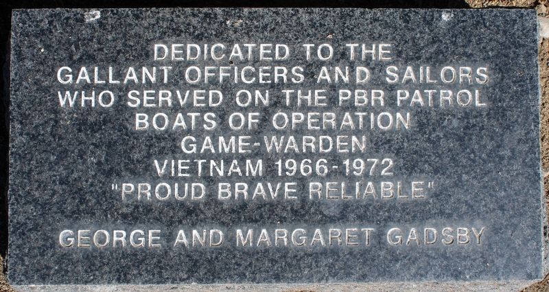 Operation Game-Warden Marker image. Click for full size.