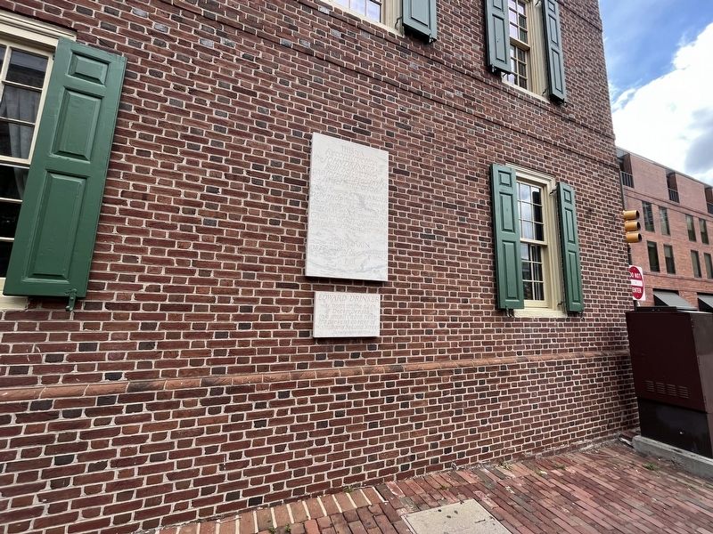 John Drinker House Marker image. Click for full size.