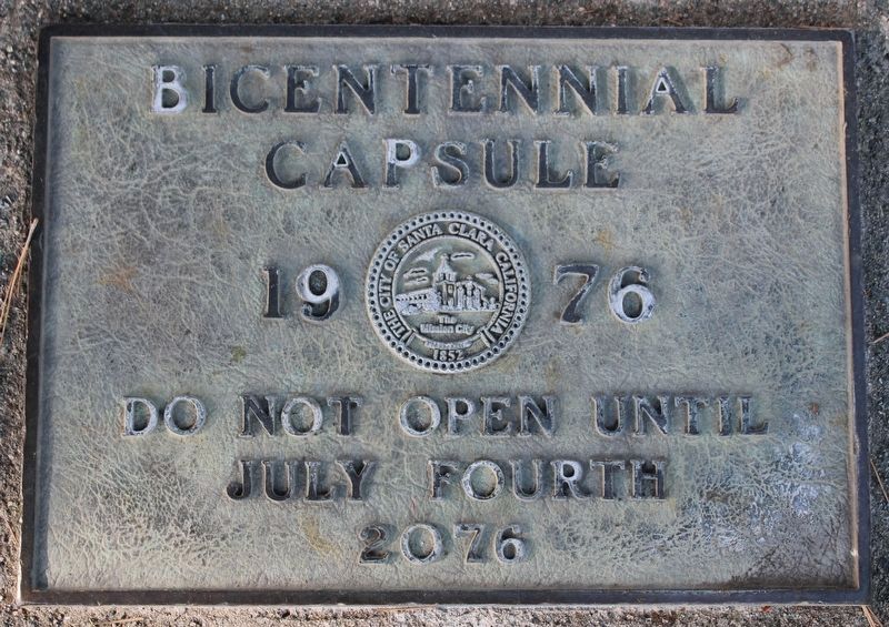 Time Capsule Plaque image. Click for full size.