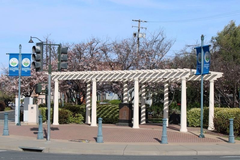 Armistice Oak Tree Site Marker. Click for full size. Armistice Oak Tree Site Marker image. Click for full size.