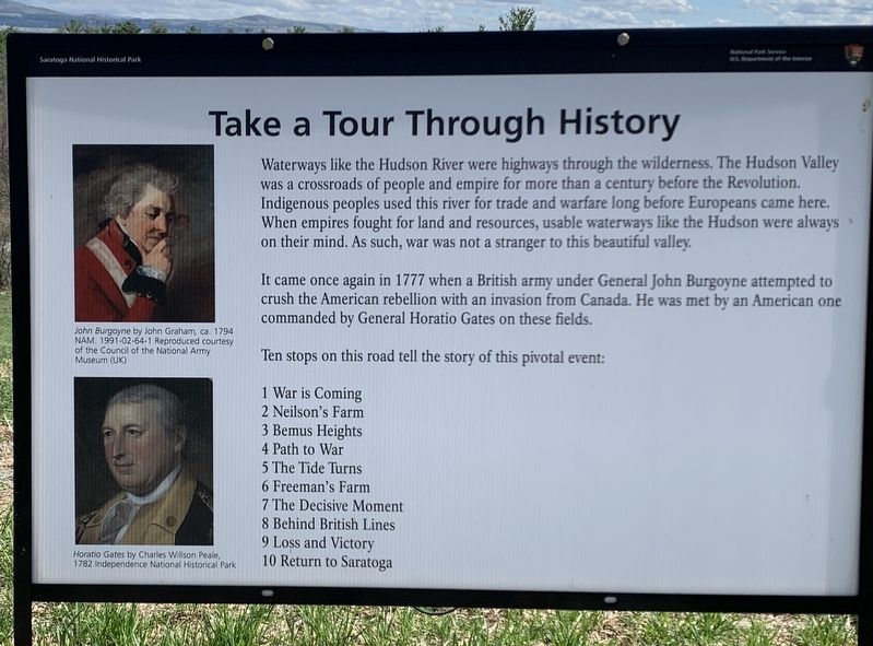 Take A Tour Through History Marker image. Click for full size.