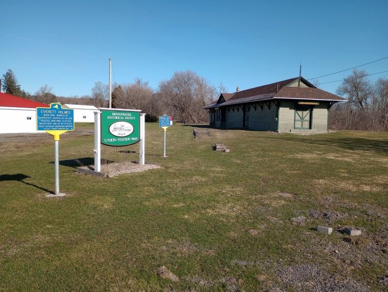 Bridgewater Depot Marker image. Click for full size.