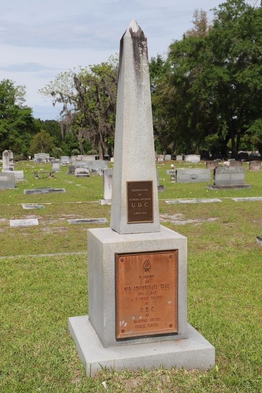 Our Confederate Dead Marker. Click for full size. Our Confederate Dead Marker image. Click for full size.