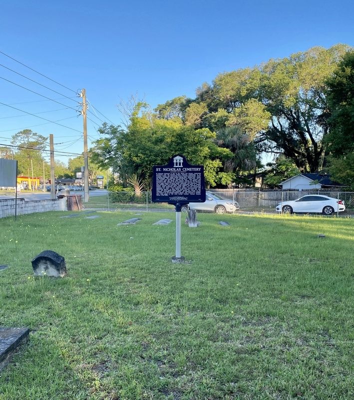 St. Nicholas Cemetery Marker image. Click for full size.