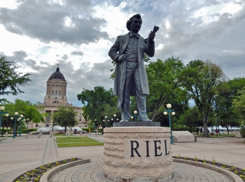 Louis Riel Monument. Click for full size. Louis Riel Monument image. Click for full size.