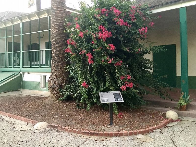The Del Valle Family Home and Marker. Click for full size. The Del Valle Family Home and Marker image. Click for full size.