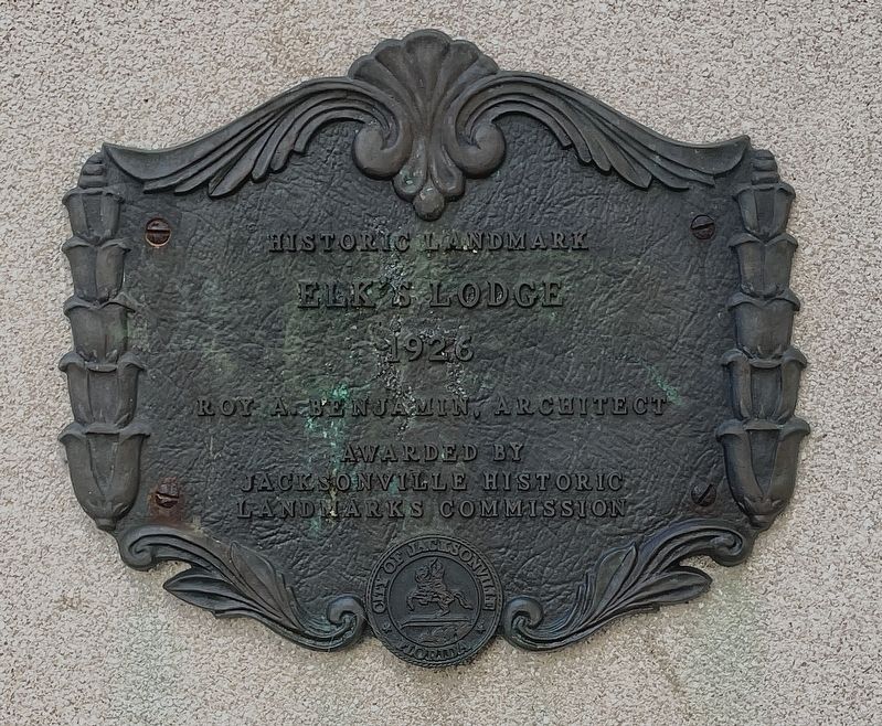 Elk�s Lodge Marker image. Click for full size.