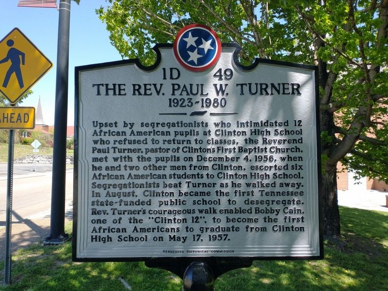 The Rev. Paul W. Turner Marker. Click for full size. The Rev. Paul W. Turner Marker image. Click for full size.