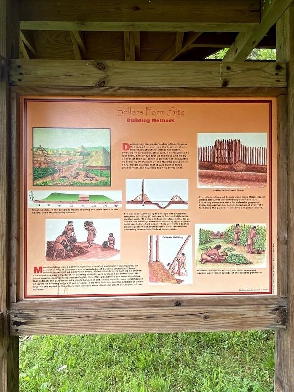 Sellars Farm Site Marker image. Click for full size.