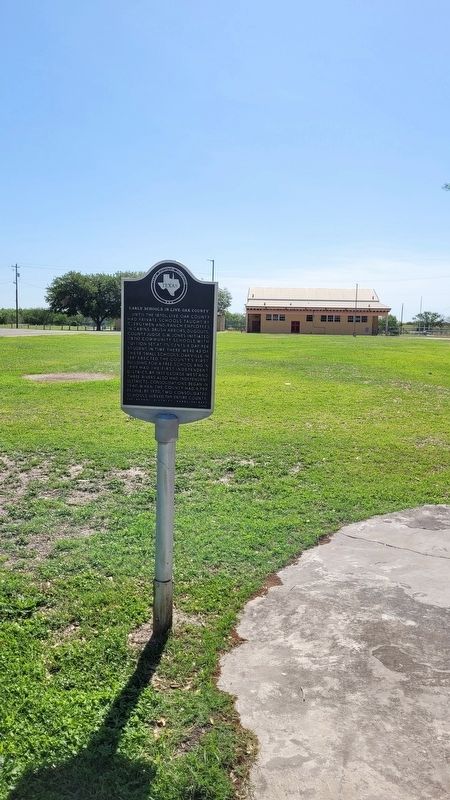 Early Schools in Live Oak County Marker image. Click for full size.