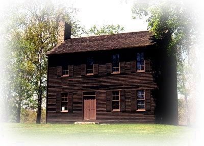 Postville Courthouse replica image. Click for more information.