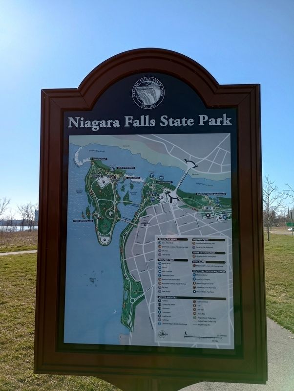 Niagara River Overlook Marker image. Click for full size.