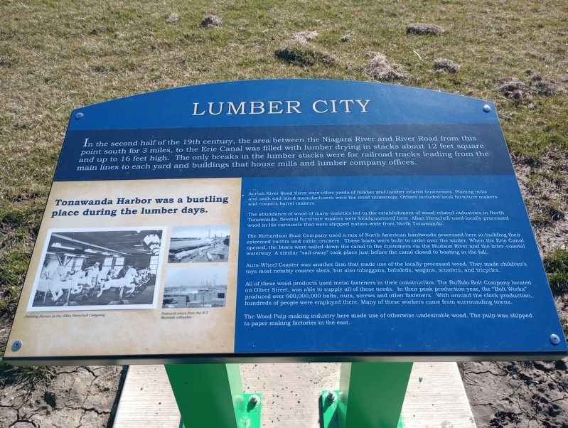 Lumber City Marker image. Click for full size.