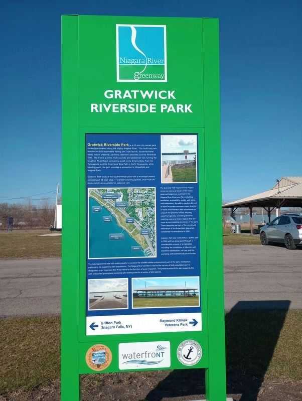 Gratwick Riverside Park Marker image. Click for full size.