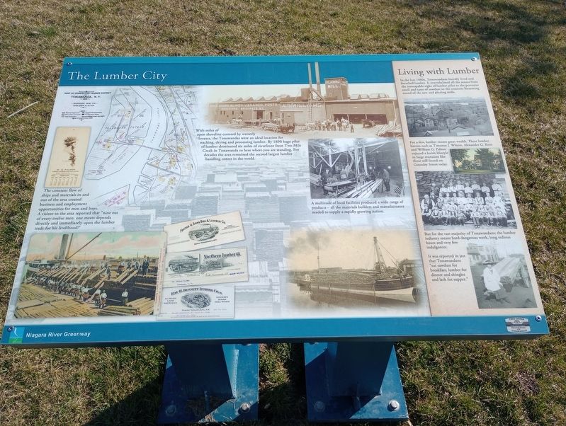 The Lumber City Marker image. Click for full size.