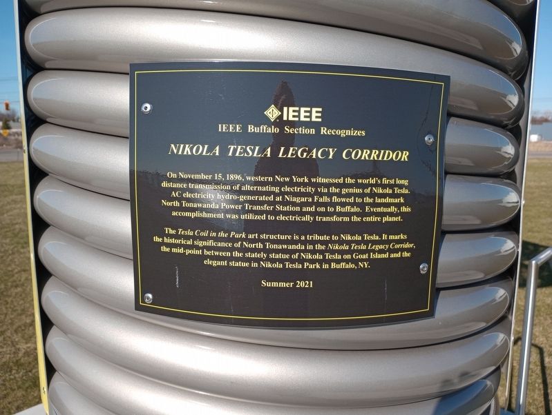 Nikola Tesla Legacy Corridor Marker image. Click for full size.